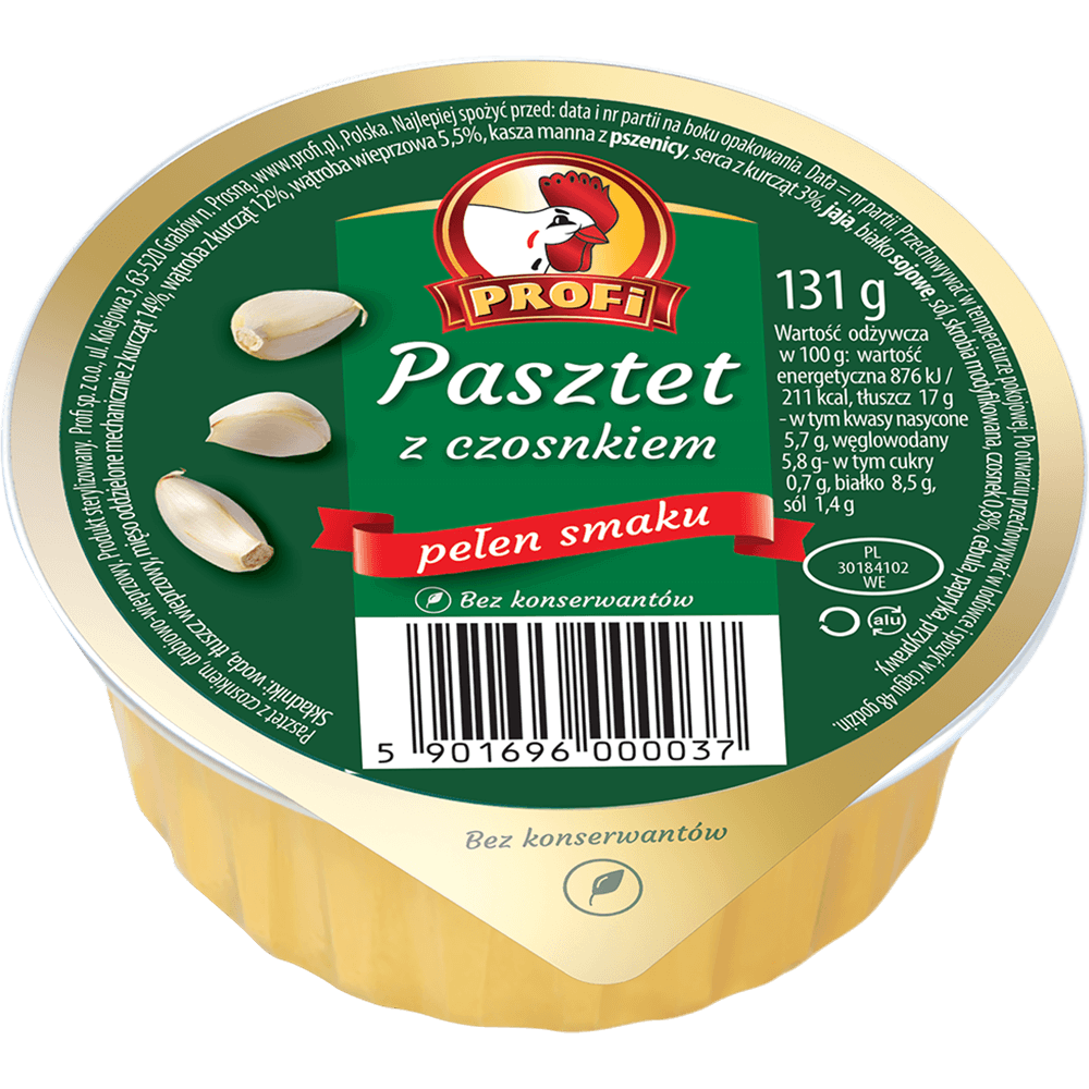 Pâté with garlic 131 g