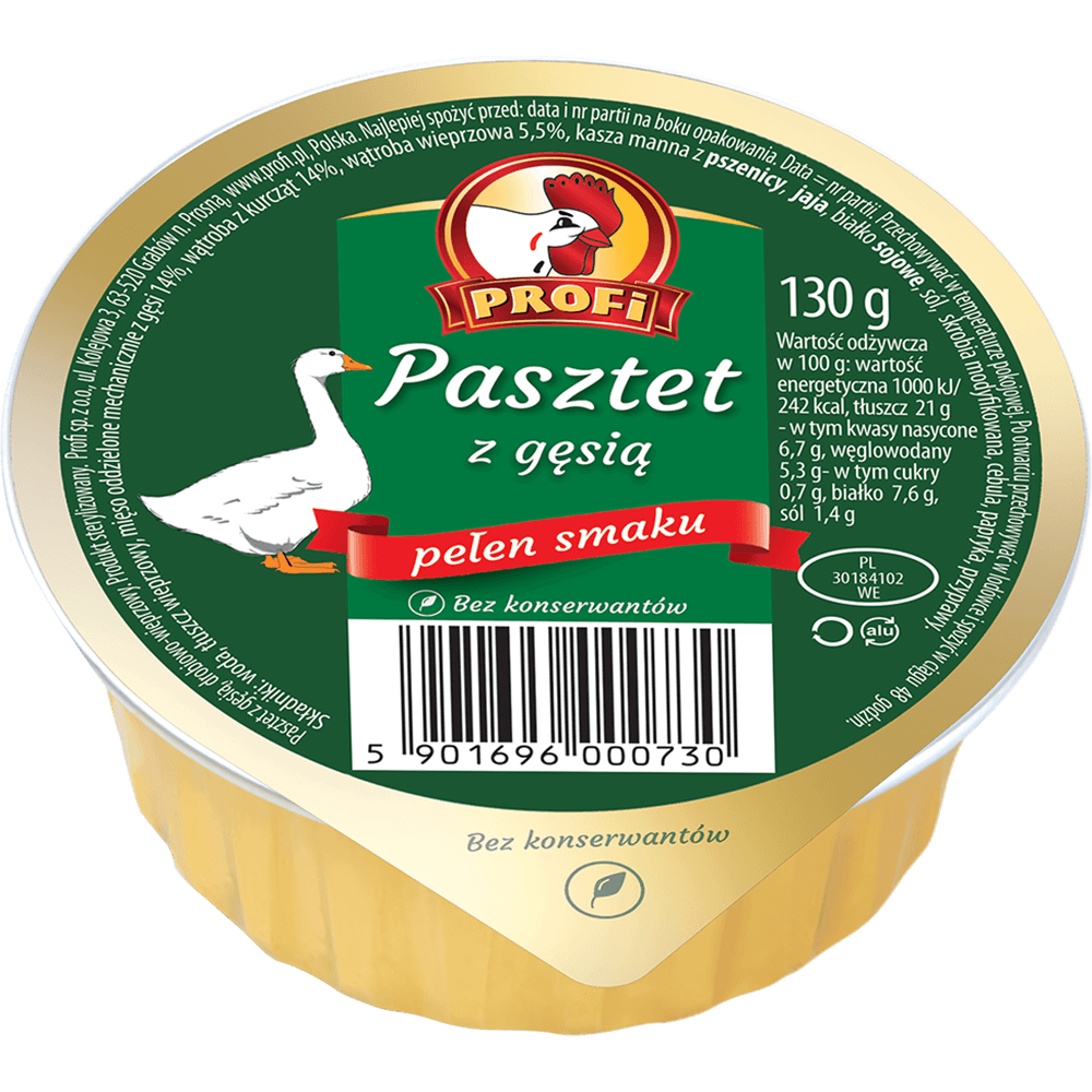 Pâté with goose 130 g